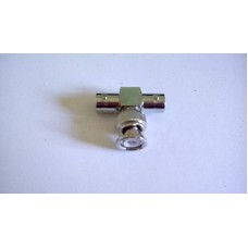 CLANSMAN ETC RF CONNECTOR ADAPTOR ASSY BNC T MALE X2 TO FEMALE